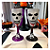 Taça Plástica Caveira Halloween 1 unidade de 9x18cm - Imagem 1