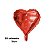 Kit Balão Coração Metalizado Vermelho com 50 unidades Escolha o Tamanho - Imagem 5