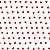 Saco Decorado Coração Vermelho 15x22cm com 50 un Carber - Imagem 1