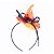 Tiara Com Mini Chapeuzinho  Halloween Laranja - Imagem 1