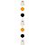Cortina Teto Halloween 150cm Com 15 peças (10cm) com 1 un - Imagem 1