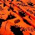 TNT Halloween De Tumulo Laranja  e Preto 2,00 m x 1,40 m - Imagem 1