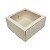 Caixa Para 1 Donuts Com Visor 10un - Imagem 1