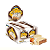 Alfajor Doce de Leite Cob Choc Branco c/12un - MONTEVERGINE - Imagem 1