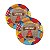 kit 4 Prato Laminado Arraiá dos Bão 25cm Festa Junina Material Papelão Resistente - Imagem 2