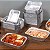 Kit 30 Bandejas de Alumínio com tampa Microondas e Forno 700ml 500ml 220ml Wyda - Imagem 1