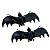 Morcego Decorativo De Halloween Com 6 un Preto BR Festas - Imagem 1