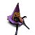 Presilha com Chapéu de Bruxa Halloween Escolha Roxo ou Preto - Imagem 3