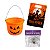 Kit Doces Halloween Balas Pirulitos Acompanha Caldeirão Doces ou Travessuras - Imagem 2
