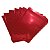 Saco Metalizado Vermelho 25x35cm 50un Carber - Imagem 1