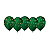 Balão Bexiga Estampado Natal n°9 Joy Escolha Flocos Vermelho ou Verde - Imagem 3