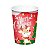 Kit Copo e prato De Papel Papai Noel Merry Christmas 8 un cada - Imagem 3