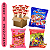 Kit 4 Guloseimas Rende 10/20/30/50/60/100 Sacolinhas Lembrancinhas Aniversário Infantil Pipoquinha Bala Pirulito Chiclet - Imagem 10