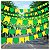 Bandeirinha Verde e Amarelo 10m Copa do Mundo 16x18cm Ponto das Festas - Imagem 3