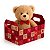 Kit 5 Cestas Caixote Corações Com Amor 22x14x12 Ideia - Imagem 2