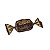 Bala Toffe Luxo Chocolate 600g Santa Rita - Imagem 2