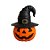 Decoração De Halloween Abóbora Bruxinha - Imagem 1