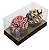 Caixa tampa transparente marrom para 2 cupcakes com 10 unidades (cod. 0857) - Ideia - Imagem 1