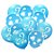 Buquê De Balões Chá De Revelação Azul com 10 Unidades - Imagem 1