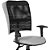 Cadeira De Escritório Ergonômica Em Tela Com Braco RV - Imagem 4