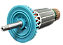 Induzido / Rotor para Esmerilhadeira 1323.0 / GWS 12U #3 (PRODUTO IMPORTADO) - Imagem 2