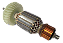 Induzido / Rotor Dongcheng para Ga7020 / Ga9020 / Sa7021 (PRODUTO IMPORTADO) - Imagem 3