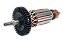 Induzido / Rotor para Furadeira 1182 / 1184 / 1186 / 1215 Gsb 19/20-2 (PRODUTO IMPORTADO) - Imagem 2