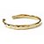 Bracelete Martelado Dourado - Imagem 1