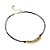 Colar Choker Alícia Jet Dourado - Imagem 1