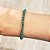 Pulseira Gipsy Cristais Verde Prata - Imagem 2