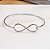 Bracelete Infinity Ródio Branco - Imagem 5