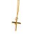 Corrente de Ouro Masculina mais pingente Crucifixo Liso - Imagem 6