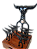 Kit Tridente + Garfinho Boi cepo Preto - Imagem 5