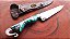 Faca Artesanal Rabo de Galo Micarta Inox n3 - Imagem 2