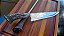 Kit Faca e Chaira Artesanal Inox 8" Cabo em Resina - Imagem 1