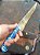Faca 8" SOROCABANA Inox , cabo resina azul - Imagem 9