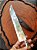 Faca Cascavel 10" Inox Cabo em Madeira - Imagem 6