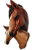 Escultura Realista de Cabeça de Cavalos - Imagem 2