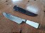 Faca 7" Inox Cabo Resina e Madeira - Imagem 7