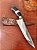 FACA ARTESANAL INOX 8" CABO COR MISTA - Imagem 3