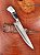 FACA ARTESANAL INOX 8" CABO RESINA MISTA - Imagem 1