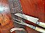 🔪 KIT FACA E GARFO ARTESANAL COM CABO EM OSSO 🔪 - Imagem 4