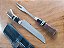 Kit Churrasco 8”' Artesanal – Faca e Garfo com Bainha em Couro - Imagem 3