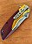 Canivete Premium Gold Inox Pesca Camping - Imagem 6
