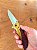 Canivete Premium Gold Inox Pesca Camping - Imagem 9
