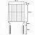 Grelha aramada com reforço medida 65x40 ERC INOX - Imagem 1