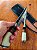 Kit Faca e Garfo inox – Com Bainha, Cabo Madeira e Resina - Imagem 2