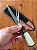 Kit Faca e Garfo inox – Com Bainha, Cabo Madeira e Resina - Imagem 5