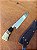 FACA ARTESANAL INOX CIRURGICO 7" CABO EM MADEIRA E RESINA - Imagem 2