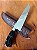 🔪 Faca 9” em Inox com Cabo em Resina preto - Imagem 1